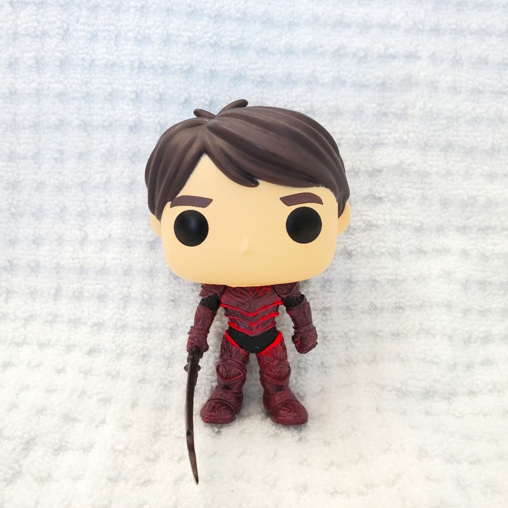 Funko POP! Television Trollhunters 466 JIM WITH ARMOR Red Vinyl Figure Only NYCC